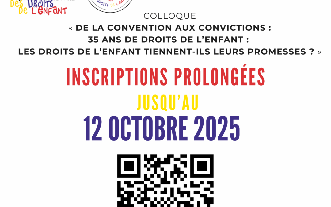 30 ans de l’IDE : Inscriptions prolongées jusqu’au 12 octobre